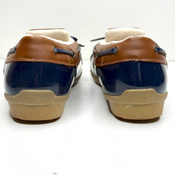The Original Duck Boot Sporto Patty Low Top Rain Fleece Lined Loafers Womens 8.5 - Picture 3 of 8